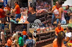 Buriti dos Lopes inicia distribuição de cestas e peixes na Semana Santa (Foto: Reprodução) Buriti dos Lopes inicia distribuição de cestas e peixes na Semana Santa (Foto: Reprodução)