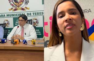 Câmara de Teresina fala do afastamento de servidores ligados a Tatiana Medeiros (Foto: Cecília Brandão/COnecta Piauí) Câmara de Teresina fala do afastamento de servidores ligados a Tatiana Medeiros (Foto: Cecília Brandão/COnecta Piauí)