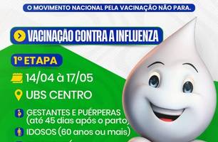 Campanha contra influenza começa neste domingo em Santa Rosa do Piauí (Foto: Reprodução - Redes sociais) Campanha contra influenza começa neste domingo em Santa Rosa do Piauí (Foto: Reprodução - Redes sociais)
