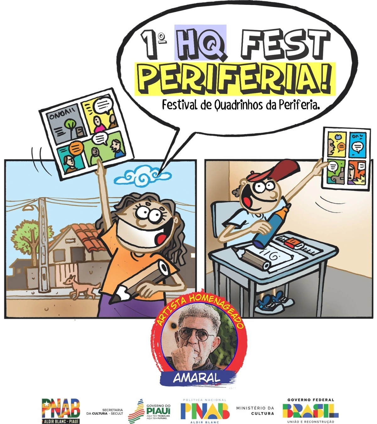 Comunidades carentes de Teresina receberão oficinas de histórias em quadrinhos