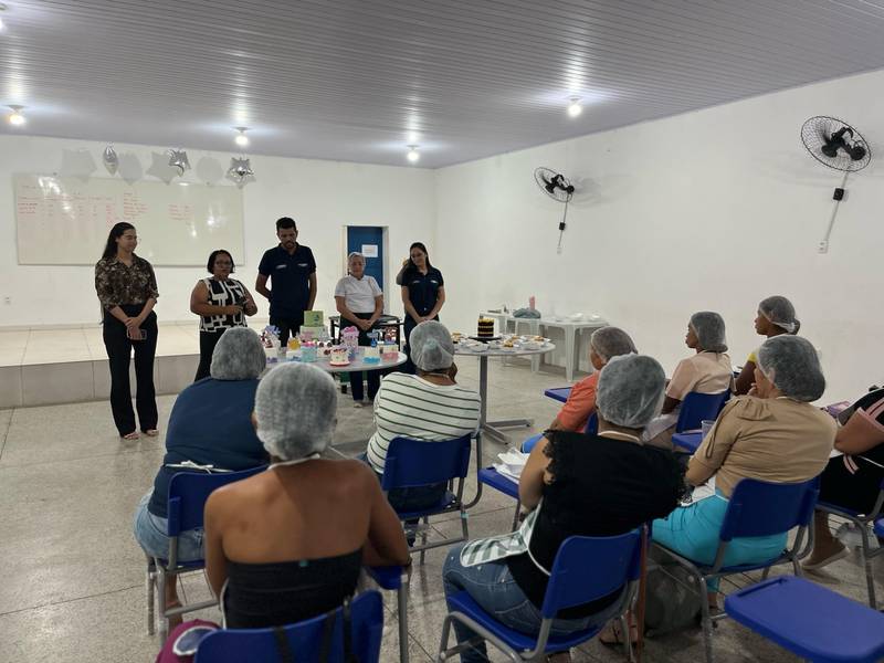 Curso de confeitaria capacita novos empreendedores em Demerval Lobão