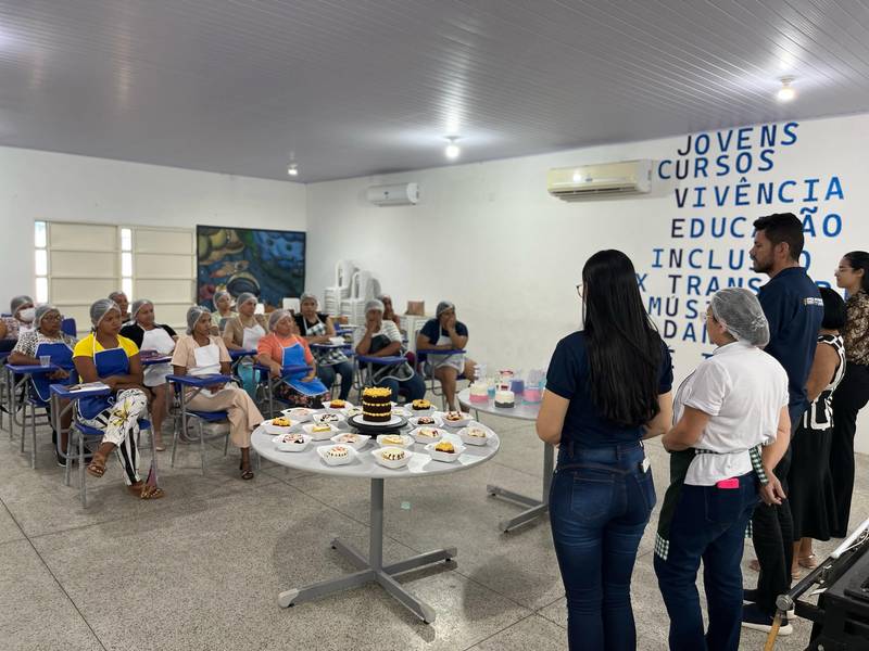 Curso de confeitaria capacita novos empreendedores em Demerval Lobão