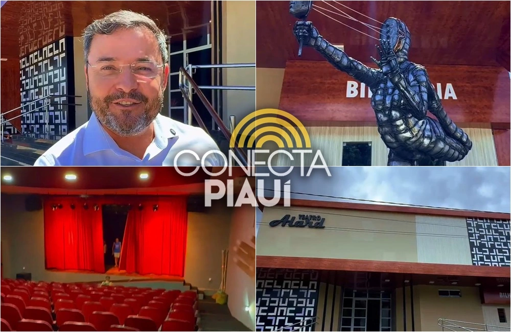 Deputado Fábio Novo celebra os oito anos do Teatro Alard, em Bom Jesus