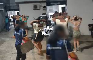 Dez adolescentes brigam e destroem abrigo na zona Sul de Teresina (Foto: Repórter 12/Conecta Piauí) Dez adolescentes brigam e destroem abrigo na zona Sul de Teresina (Foto: Repórter 12/Conecta Piauí)