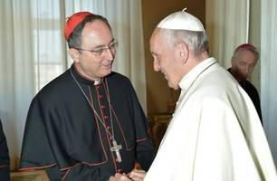 Dom Sérgio da Rocha e Papa Francisco (Foto: Reprodução)
