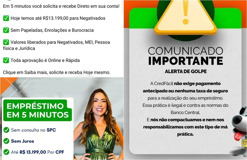 Empresa de empréstimos de Teresina faz alerta sobre golpes nas redes sociais