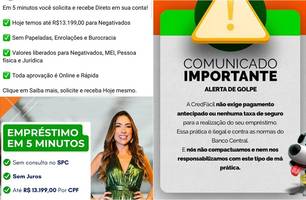 Empresa de empréstimos de Teresina faz alerta sobre golpes nas redes sociais (Foto: Reprodução)