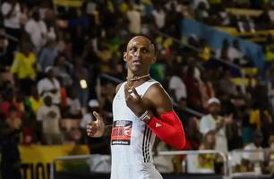 Estreia dourada em 2025: Alison vence 400m com barreiras na Jamaica (Foto: Reprodução Instragram/Grand Slam Track)