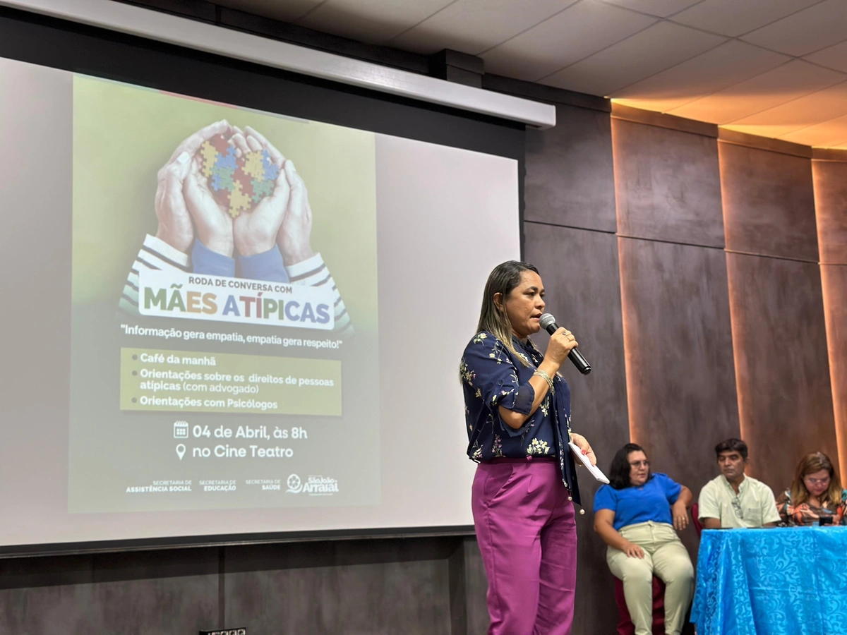 Evento 'Mães Atípicas' reúne autoridades e especialistas em São João do Arraial