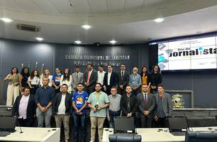 Fernando Lima promove sessão solene em homenagem ao Dia do Jornalista em Teresina (Foto: Reprodução) Fernando Lima promove sessão solene em homenagem ao Dia do Jornalista em Teresina (Foto: Reprodução)