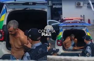 Filho descumpre medida protetiva, agride família e é preso em Teresina (Foto: Repórter 12/Conecta Piauí) Filho descumpre medida protetiva, agride família e é preso em Teresina (Foto: Repórter 12/Conecta Piauí)