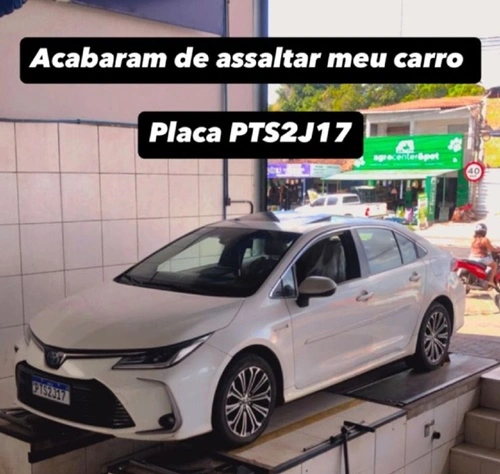 Funcionário da prefeitura de Timon teve Corolla tomado de assalto: saiba como foi