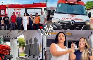 Gilbués recebe nova ambulância para reforçar atendimento do SAMU (Foto: Reprodução) Gilbués recebe nova ambulância para reforçar atendimento do SAMU (Foto: Reprodução)