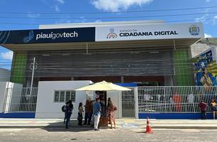 Governador inaugura novo Espaço da Cidadania Digital no Centro de Teresina (Foto: James Rodrigues / Conecta Piauí) Governador inaugura novo Espaço da Cidadania Digital no Centro de Teresina (Foto: James Rodrigues / Conecta Piauí)