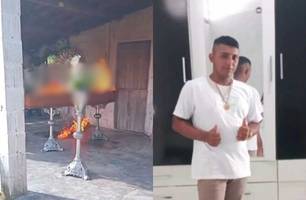 Grupo criminoso invade velório e incendeia caixão no Ceará (Foto: Reprodução)