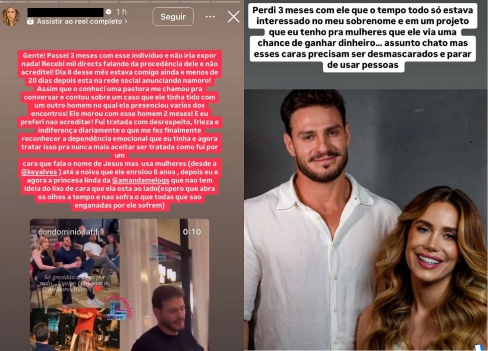 Gustavo Cowboy, ex-bbb, se defende de acusações feitas pela ex: ‘dormia com amigo’