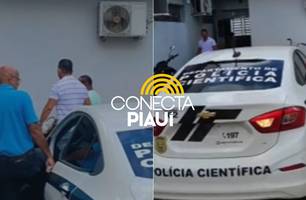 Homem com mandado em aberto é preso ao tentar obter certidão negativa em Teresina (Foto: Conecta Piauí) Homem com mandado em aberto é preso ao tentar obter certidão negativa em Teresina (Foto: Conecta Piauí)