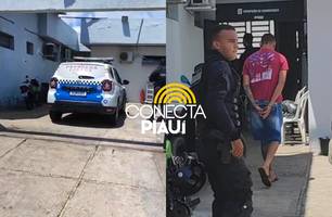 Homem com mandado em aberto por tráfico de drogas é preso na zona Sul de Teresina (Foto: Repórter 12/Conecta Piauí) Homem com mandado em aberto por tráfico de drogas é preso na zona Sul de Teresina (Foto: Repórter 12/Conecta Piauí)