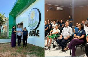 Inclusão! Sede da APAE de Campo Maior recebe nova sala de cinema (Foto: Assessoria/Campo Maior) Inclusão! Sede da APAE de Campo Maior recebe nova sala de cinema (Foto: Assessoria/Campo Maior)