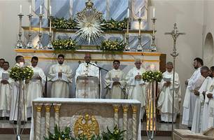 Missa na Catedral de Teresina celebra legado espiritual e social do Papa Francisco (Foto: Conecta Piauí) Missa na Catedral de Teresina celebra legado espiritual e social do Papa Francisco (Foto: Conecta Piauí)