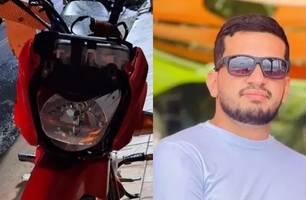 Motociclista morre após colidir com árvore no Piauí; viúva espera filho do casal (Foto: Reprodução)