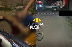 Motociclista morre após perder controle de veículo e colidir em calçada em Altos (Foto: Reprodução)