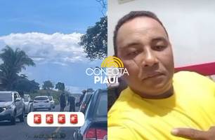 Motociclista morre após perder controle do veículo na PI-130, em Nazária (Foto: Reprodução)