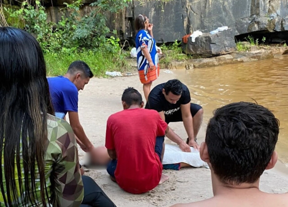 Mulher fica ferida ao saltar de cachoeira em povoado na zona Rural de Cocal