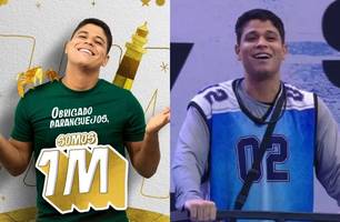 Na final do BBB 25, Guilherme ultrapassa marca de 1 milhão de seguidores (Foto: Reprodução) Na final do BBB 25, Guilherme ultrapassa marca de 1 milhão de seguidores (Foto: Reprodução)