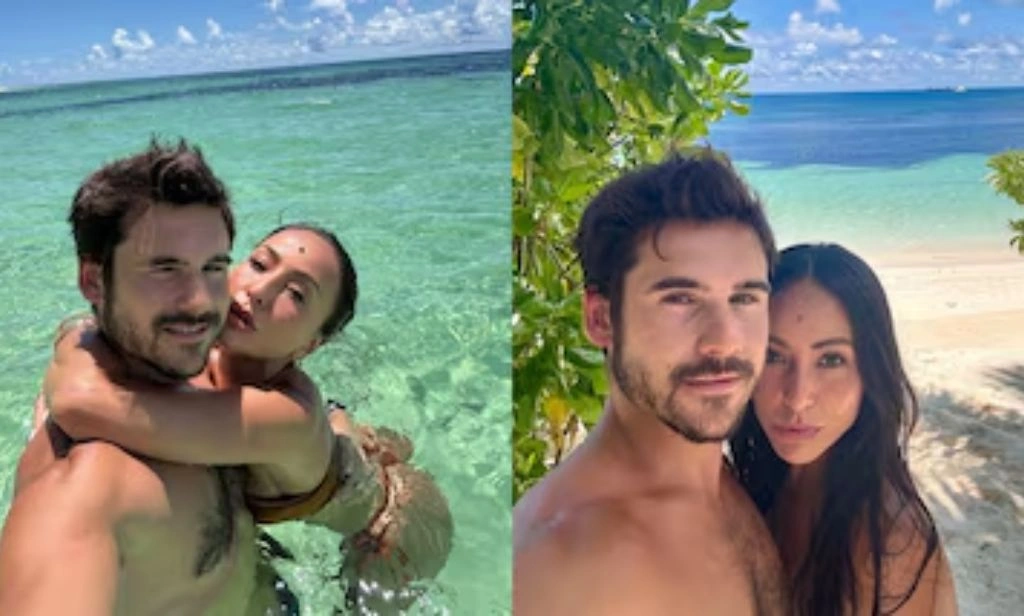 Nus? Nicolas Prattes e Sabrina Sato mostram demais em foto na praia