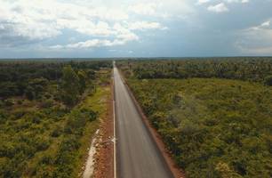 Obra da BR-222 entre São João e Matias Olímpio entra na reta final (Foto: Reprodução) Obra da BR-222 entre São João e Matias Olímpio entra na reta final (Foto: Reprodução)