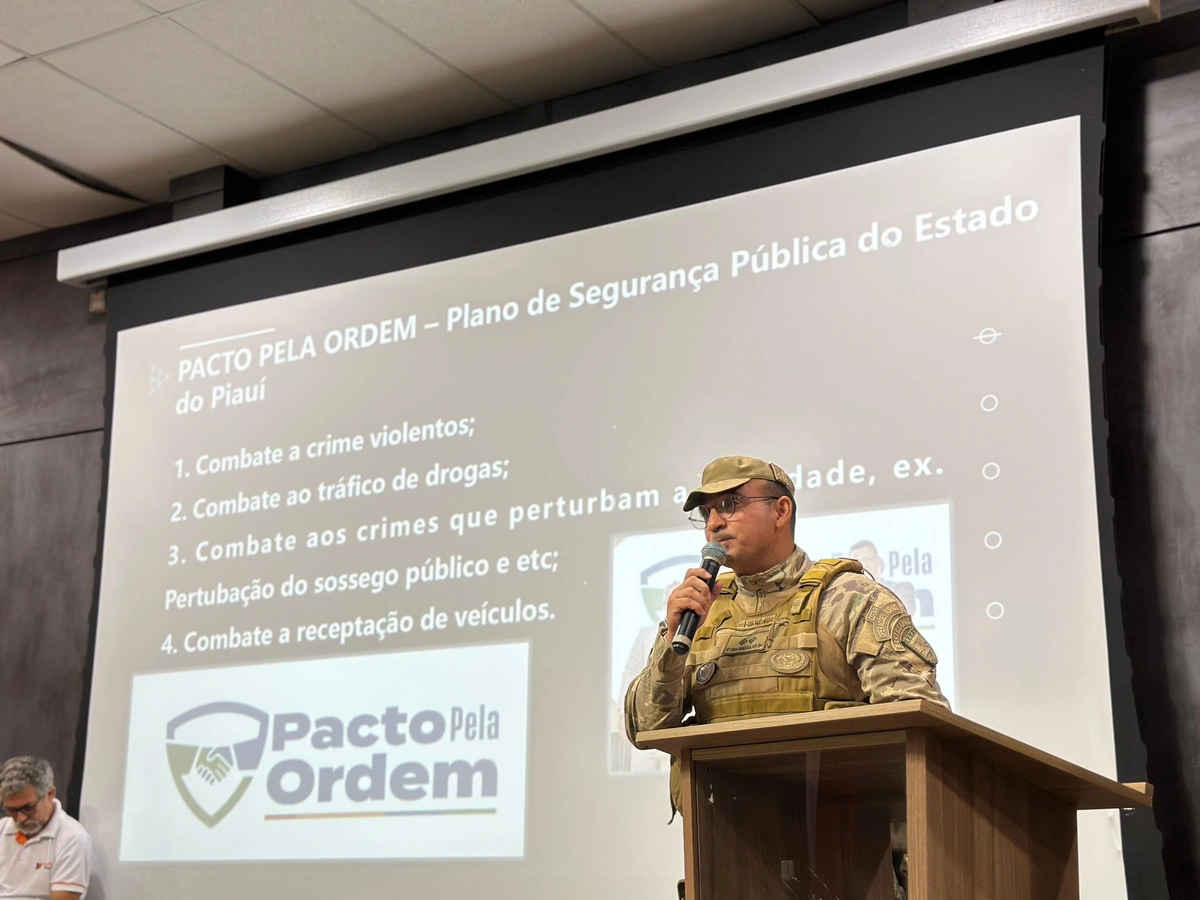 Pacto Pela Ordem é lançado em São João do Arraial com palestras sobre combate às drogas e à violência