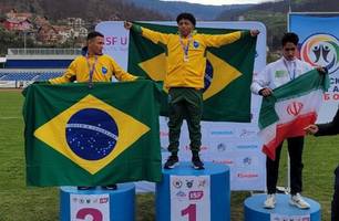 Paratleta piauiense conquista segundo ouro em campeonato mundial na Sérvia (Foto: Divulgação/Governo do Piauí) Paratleta piauiense conquista segundo ouro em campeonato mundial na Sérvia (Foto: Divulgação/Governo do Piauí)