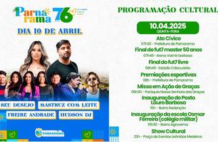 Parnarama celebra 76 anos com programação especial nesta quinta-feira (10) (Foto: Reprodução) Parnarama celebra 76 anos com programação especial nesta quinta-feira (10) (Foto: Reprodução)