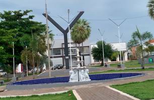 Praça de Canto do Buriti (Foto: Conecta Piauí)