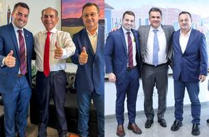 Prefeito de Aroazes se reúne com senadores em Brasília para discutir demandas (Foto: Reprodução) Prefeito de Aroazes se reúne com senadores em Brasília para discutir demandas (Foto: Reprodução)