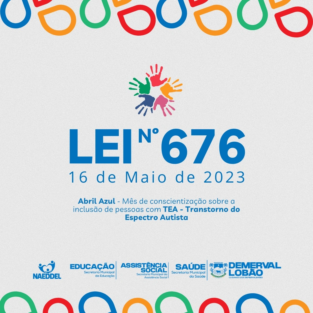 Prefeitura de Demerval Lobão torna pública a Lei que beneficia pessoas com TEA