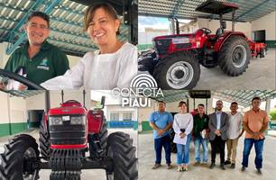 Prefeitura de Esperantina entrega trator para fortalecer agricultura local (Foto: Reprodução) Prefeitura de Esperantina entrega trator para fortalecer agricultura local (Foto: Reprodução)