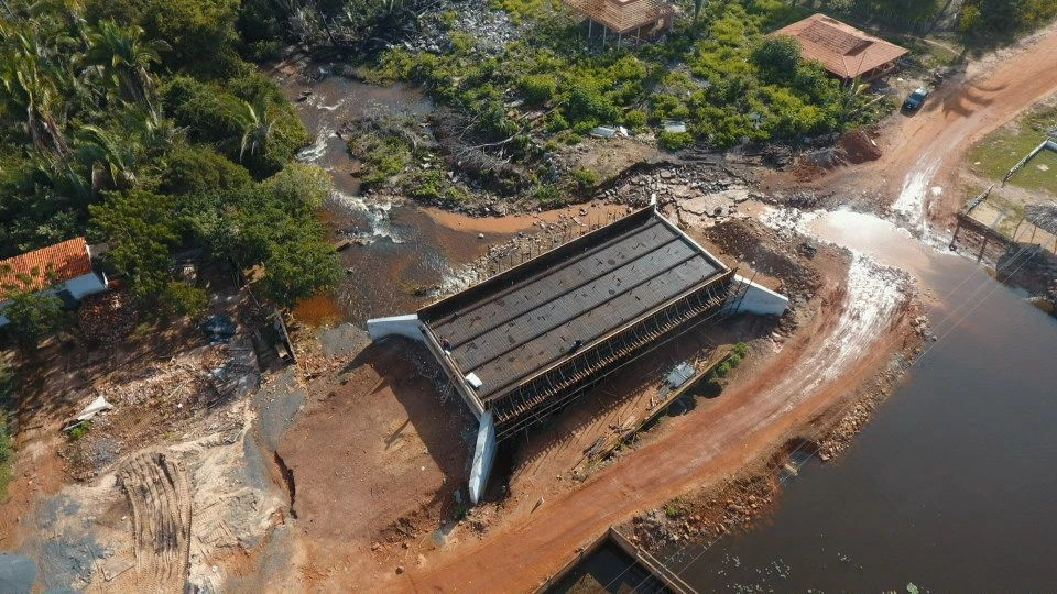 Projeto contempla a construção de uma ponte de 24 metros