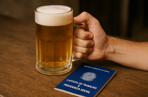 Pub de Teresina ‘contrata’ bebedor profissional e dá chopp grátis (Foto: Imagem feita por IA) Pub de Teresina ‘contrata’ bebedor profissional e dá chopp grátis (Foto: Imagem feita por IA)