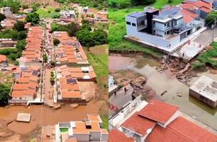 Rafael Fonteles autoriza reconstrução da rua destruída pelas enchentes em Picos (Foto: Reprodução) Rafael Fonteles autoriza reconstrução da rua destruída pelas enchentes em Picos (Foto: Reprodução)