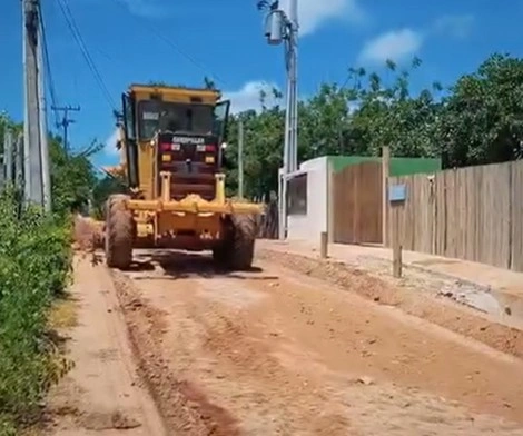 Recuperação das vias em Barra Grande de Cajueiro da Praia melhora mobilidade local