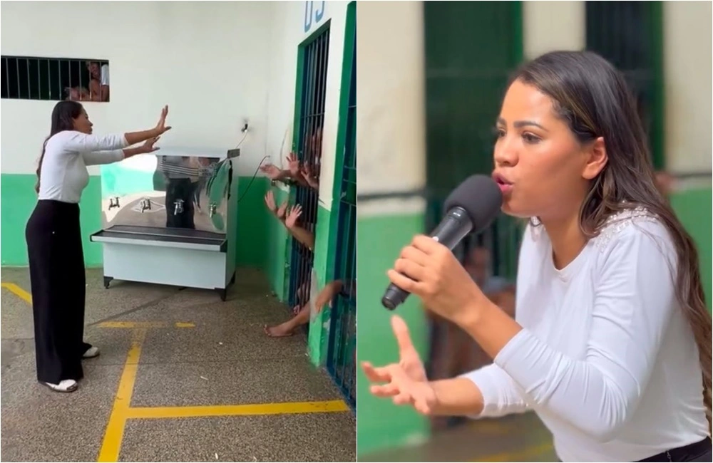 Stefhany 'Absoluta' faz visita emocionante à Penitenciária Feminina de Teresina