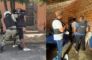 Três homens com mandados de prisão em aberto são presos durante Operação Rota Segura em Teresina (Foto: Divulgação/SSPPI) Três homens com mandados de prisão em aberto são presos durante Operação Rota Segura em Teresina (Foto: Divulgação/SSPPI)