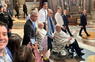 Vereador de Teresina foi um dos últimos brasileiros a ver o Papa Francisco em vida (Foto: Reprodução/Arquivo Pessoal)