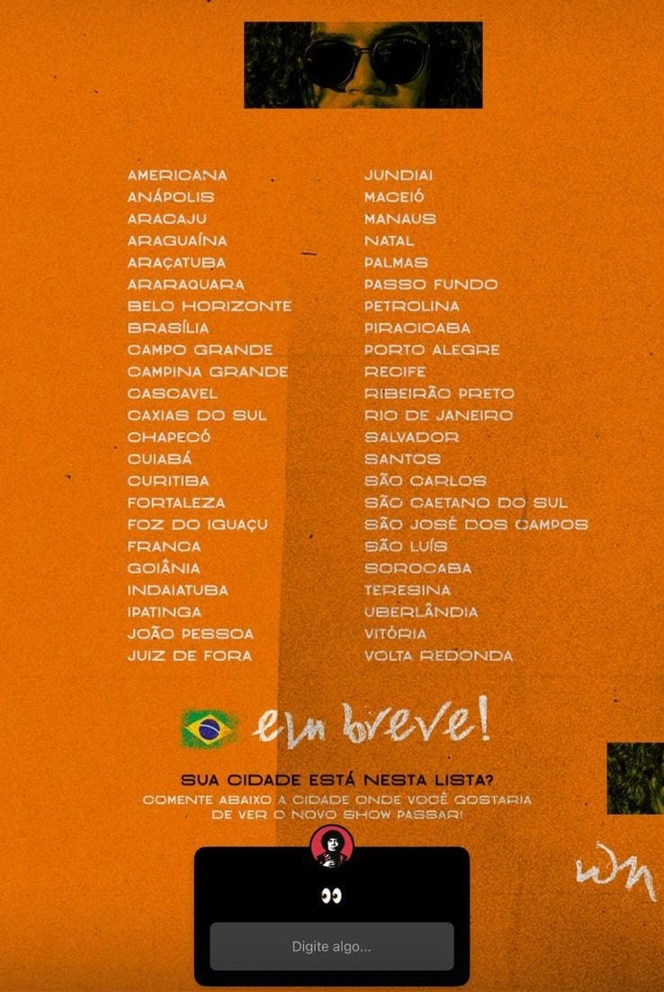 Whindersson Nunes anuncia cidades da nova turnê; Teresina está na lista