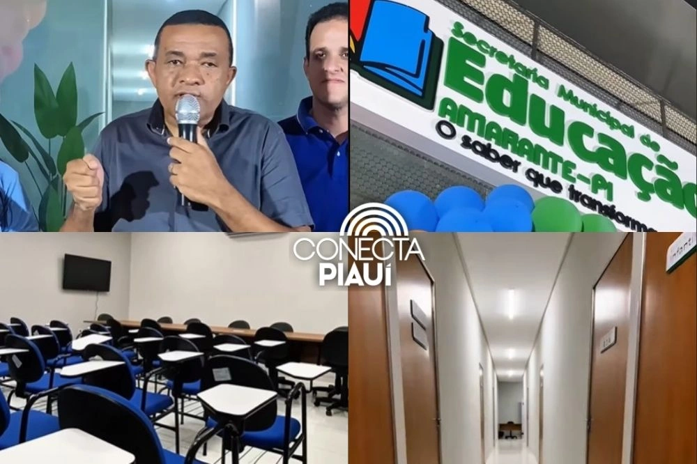 Amarante inaugura nova sede da Secretaria Municipal de Educação