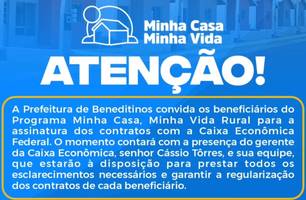 Beneditinos realiza assinatura de contratos do Minha Casa, Minha Vida Rural (Foto: Reprodução) Beneditinos realiza assinatura de contratos do Minha Casa, Minha Vida Rural (Foto: Reprodução)