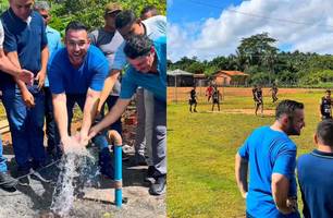 Cabeceiras, em Morro do Chapéu, celebra entrega de poço com programação esportiva (Foto: Reprodução) Cabeceiras, em Morro do Chapéu, celebra entrega de poço com programação esportiva (Foto: Reprodução)