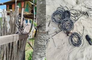 Casas de veraneio são flagradas com furto de energia em Luís Correia (Foto: Reprodução)